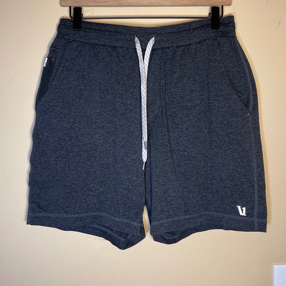 Vuori Men's Ponto Short Midnight Heather shorts - Picture 1 of 8